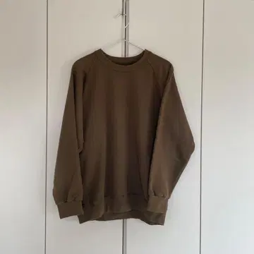 [쿠메 섬유] 맨투맨 트레이닝복 M 사이즈 모스그린