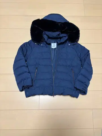 nano &co 다운 자켓 후드 부착 네이비