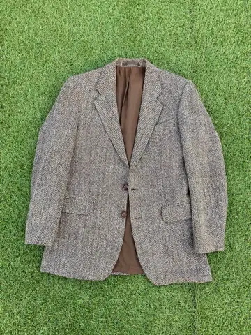 90's Harris Tweed 퓨어 울 100% 테일러드 자켓
