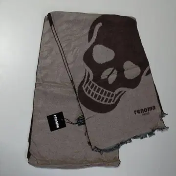 renoma 스컬 프린트 머플러
