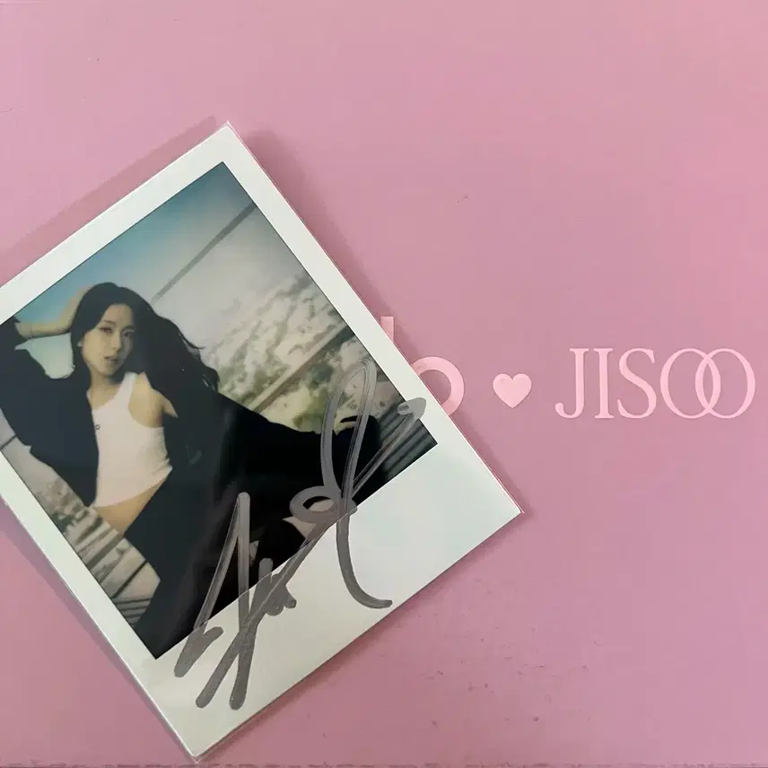 アロ ジス BLACKPINK ジス サインポラロイド