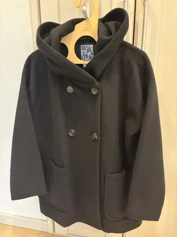 Junkoshimada part2 후드 부착 블랙 코트