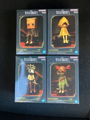 -리틀 나이트메어- 모니터 탑 피규어 4체 세트