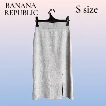 BANANA REPUBLIC 그레이 라메 믹스 타이트 스커트 S 사이즈