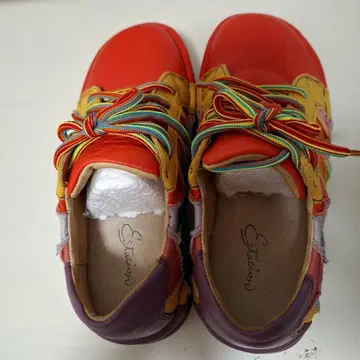 에스타시온 컬러풀 패치워크 캐주얼 슈즈