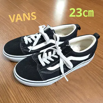VANS 스니커즈 23cm 블랙/화이트
