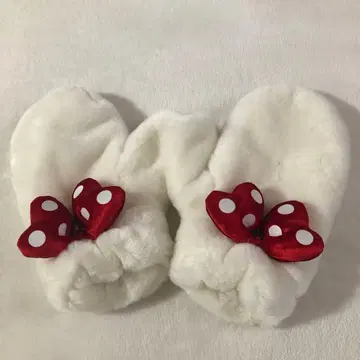 디즈니 리조트 미니 미튼 장갑 폭신폭신 방한 스테디셀러