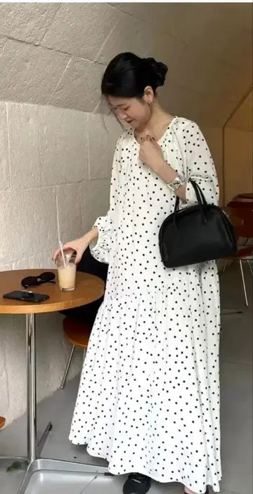 birthdaybash 도트 원피스