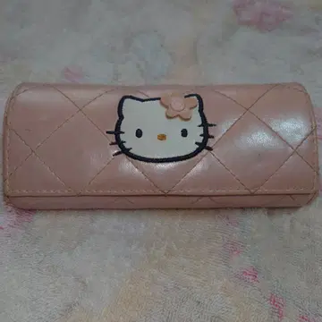 헬로키티 핑크 퀼트 안경 케이스