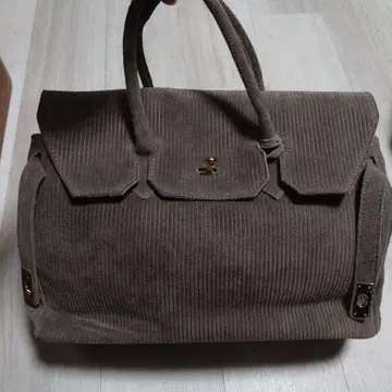 PRATO 브라운 코듀로이 토트백