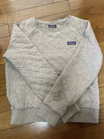 patagonia 오가닉 코튼 퀼팅 맨투맨 XS 그레이