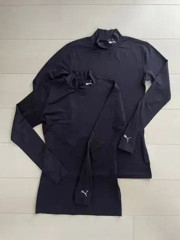 푸마 여성용 긴팔 터틀 M 2장 세트 이너 PUMA