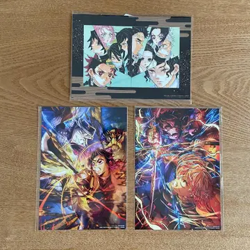 극장판 귀멸의 칼날 무한열차편 제1장 아카자 재래 입장객 특전 3개