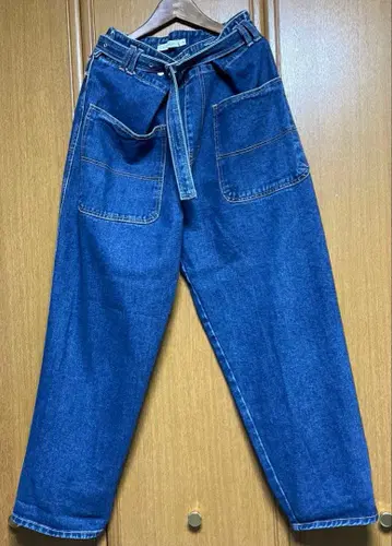 비트코 BITTOKO 헐렁한 데님 M 새상품급