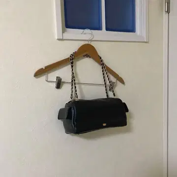 chico 체인 핸들 가로 스웨이드 백