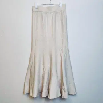 여성용 롱 머메이드 스커트 허리밴딩