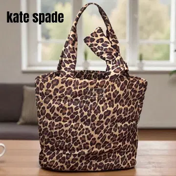 kate spade PUFFER EVONNE LEOPARD TOTOBAG