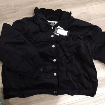 빅 사이즈//코듀로이풍//보아//블루종//블랙//4L