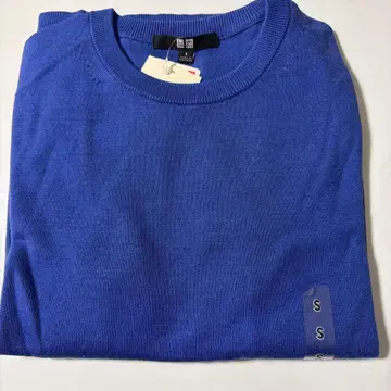 UNIQLO 엑스트라 파인 울 니트 S 블루