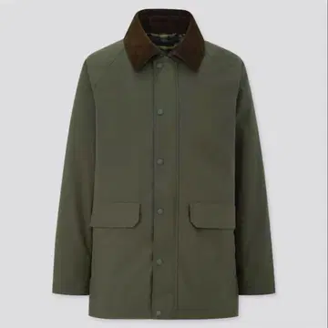 새상품급 유니클로 헌팅 자켓 다크 그린 XL