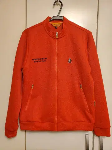 [ 새상품 미사용 ] 맨싱웨어 남성용 골프 점퍼 오렌지 M