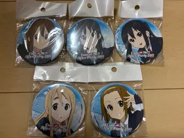 케이온! 캔뱃지 5개 세트 come with me 2011