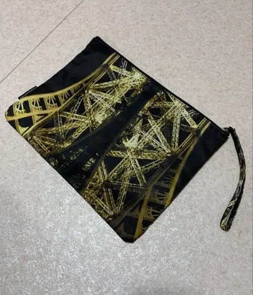 agnes b. 에네스베 클러치백 세컨드 백 전사 프린트