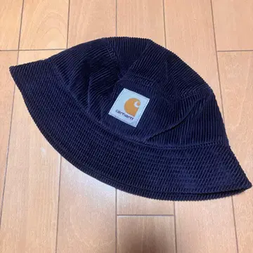 carhartt wip cord bucket hat navy 코듀로이