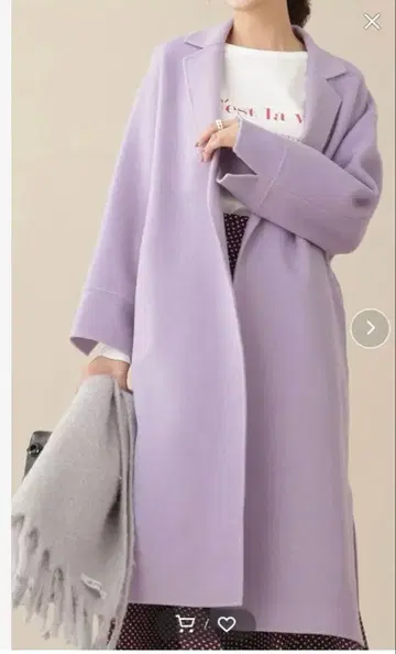 나노 유니버스 LA TORRE 더블 페이스 롱 코트