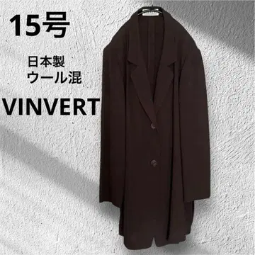 VINVER 테일러드 자켓 시스루 15호 일본제 울