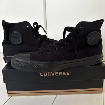 새상품 컨버스 캔버스 올스타 하이컷 스니커즈 블랙