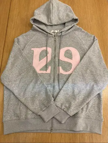 한국 ILLIGO 그레이 후드 부착 후드티 사이즈 M