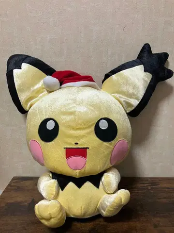 확 커진 톱니귀 피츄 봉제 인형