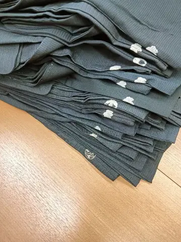 상복 여름 기모노 13장 묶음 가문 기모노 리메이크 소재