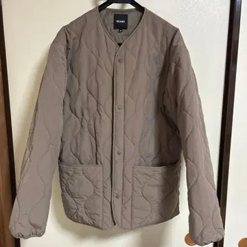 BEAMS 브라운 다운 자켓 M