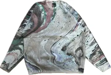 90s ONEITA 오니타 맨투맨 마블 먹물 염색 XL