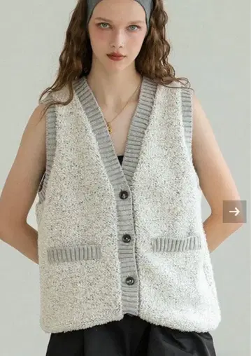 donoban 도노반 푸들 니트 베스트