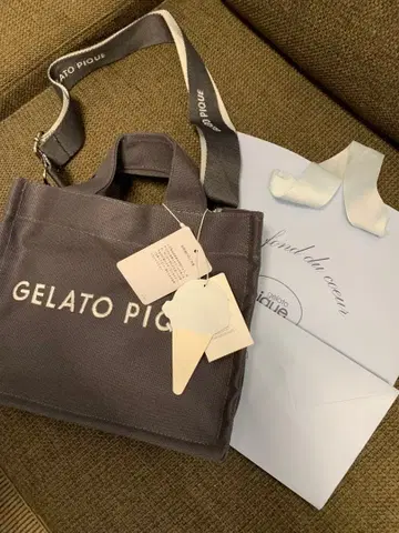 GELATO PIQUE 그레이 숄더백