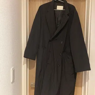 nano universe 블랙 롱 코트