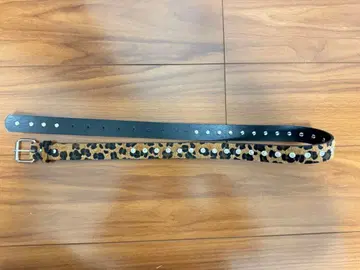 벨트 스터드 벨트 레오파드 무늬 레오파드 y2k