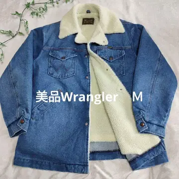 [새상품급] Wrangler WM1923 데님 보아 자켓 L 런치 코트