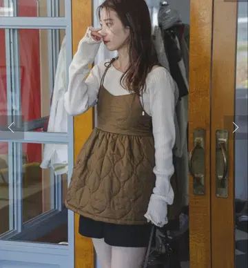 카스타네 퀼팅 뷔스티에