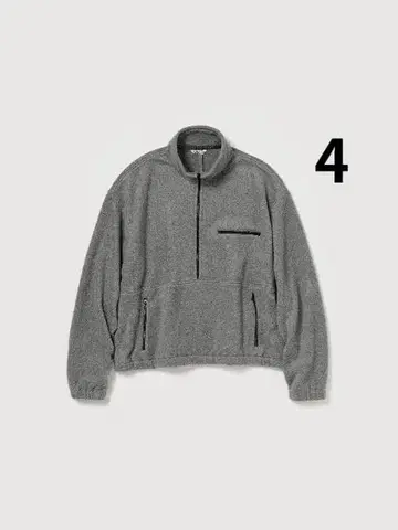 PURE SILK COMFORT FLEECE HALF ZIP P/O 4