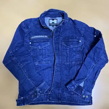 HUMMER 다크 블루 데님 자켓 M 사이즈 점퍼 작업복