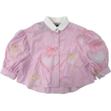 제니 팩스 제니 블라우스 깅엄 체크