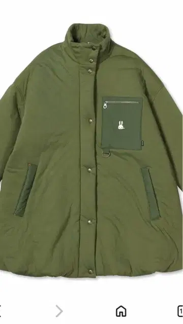 CUNE 천축 퍼프 자켓