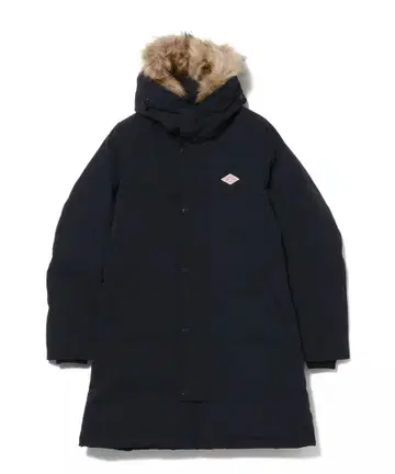 단톤 롱 기장 타서 다운 자켓 코트 네이비 M