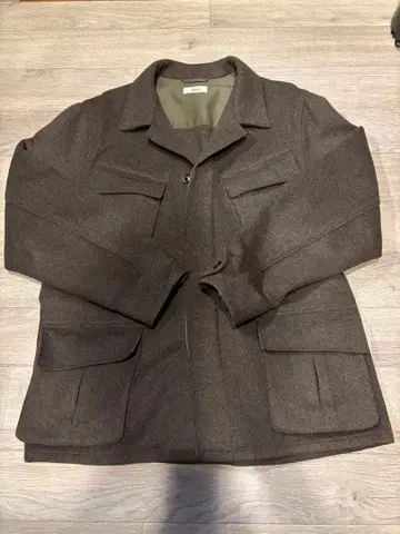 shiun light melton fatigue blouson