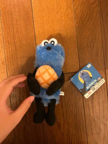 새상품 퍼펫 스 멜론빵 봉제 인형