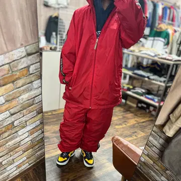 ECKO UNLTD XL 구제 의류 셋업 아래 레드 저리 팬츠